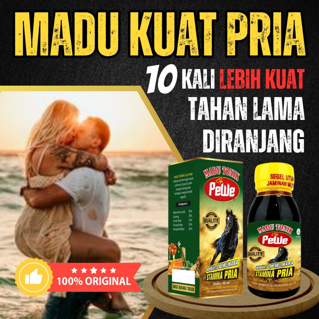 

Madu Tonik Pewe Original Madukuat Ampuh Meningkatkan Gairah Berhubungan Pria 10 Kali Kuat Tahan Lama