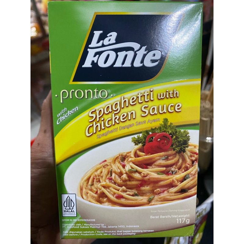 

Lafonte spagheti 117gr