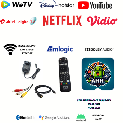 Android TV Box - STB Android HG680FJ RAM 2/8GB OS ANDROID 12 ROOT AND UNLOCKED