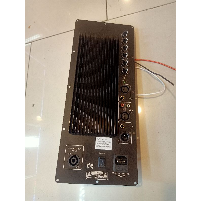POWER KIT SPEAKER AKTIF 15/12 INCH 1000 WATT UKURAN 38X40CM TY200