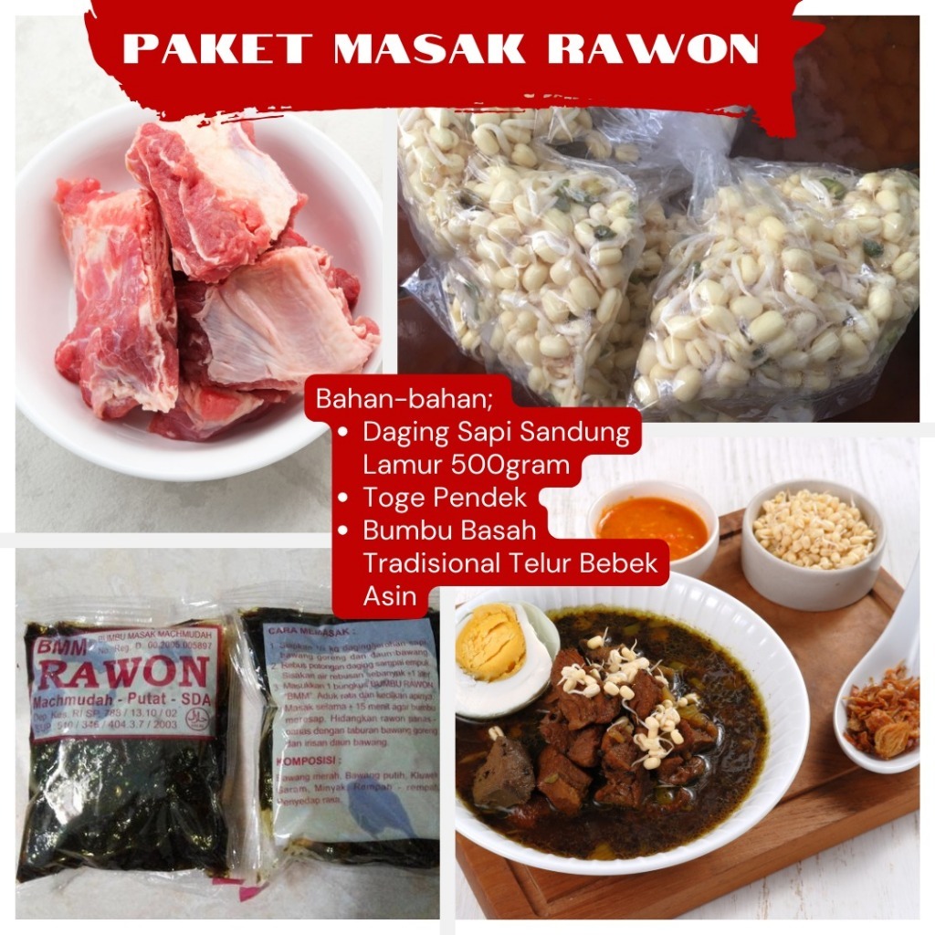 

Paket masak rawon super hemat