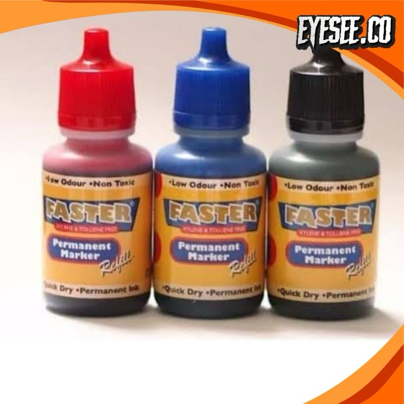 

Reffil Isi Tinta Spidol Permanent FASTER P70 Reffil Ink Tinta Berkualitas EYESEE
