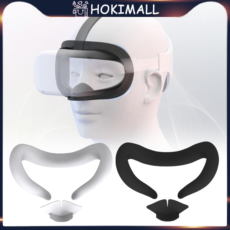 noxashopp Silicone VR Face Cover Lhtproof VR Facial Interface Sweatproof Mask Face Pad shable