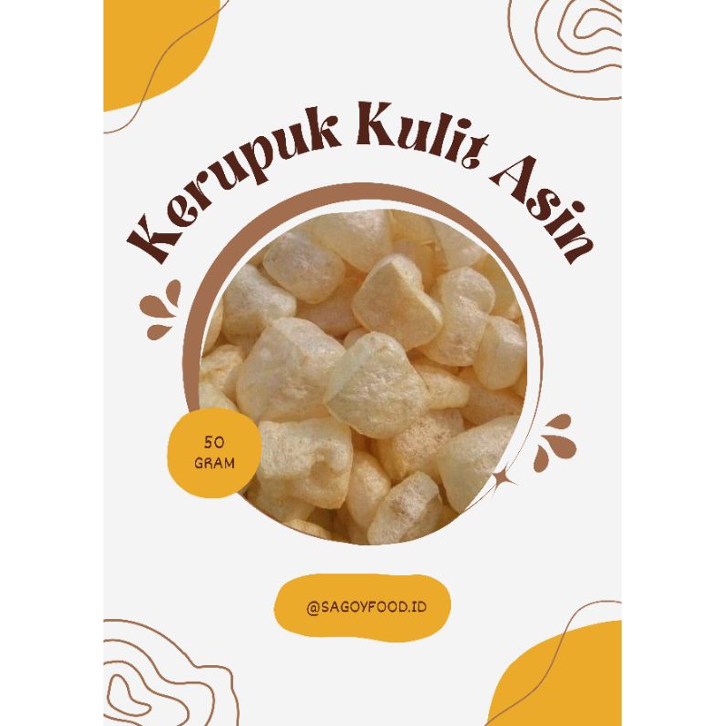 

Kerupuk Kulit Asin 50gr - Dorokdok Asin 50gram - Kerupuk Kulit Asli 50gr