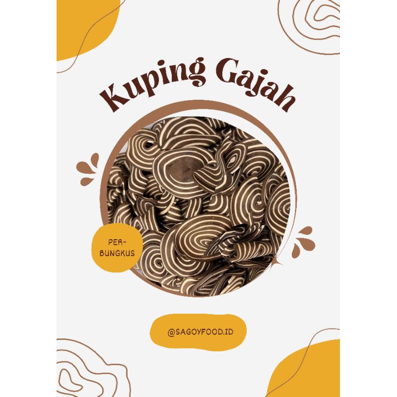 

Kuping Gajah Perbungkus - Cemilan Kuping Gajah - Keripik Kuping Gajah