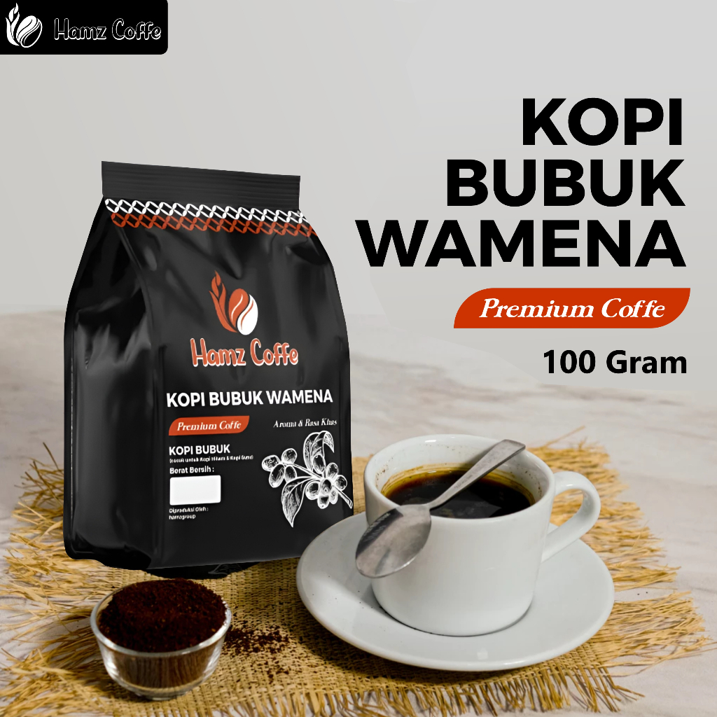 

Hamz Coffee - kopi bubuk wamena asli kopi papua 100gr