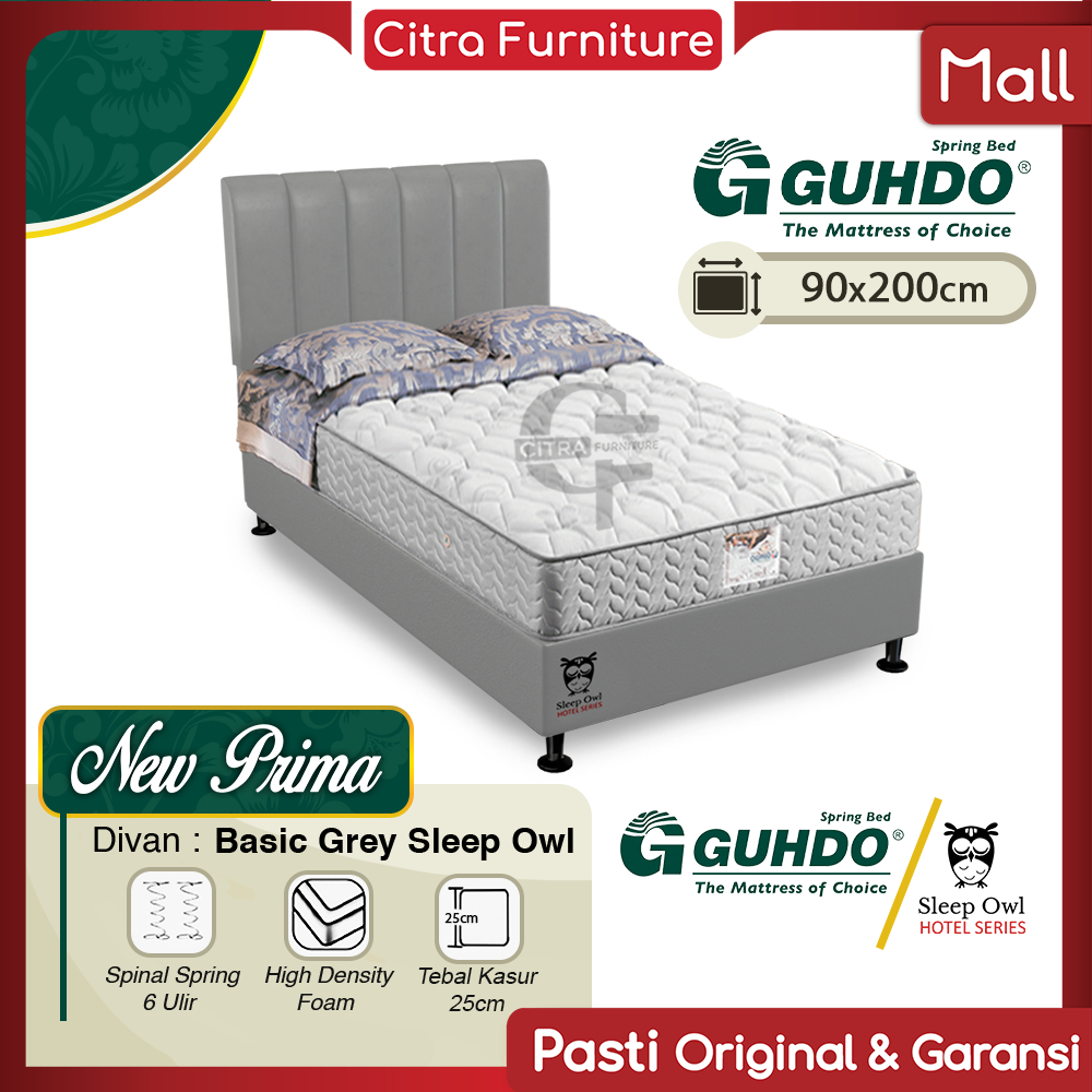 Citra Furniture Guhdo Springbed New Prima 90x200x25 - Full set | Gudho Spring bed