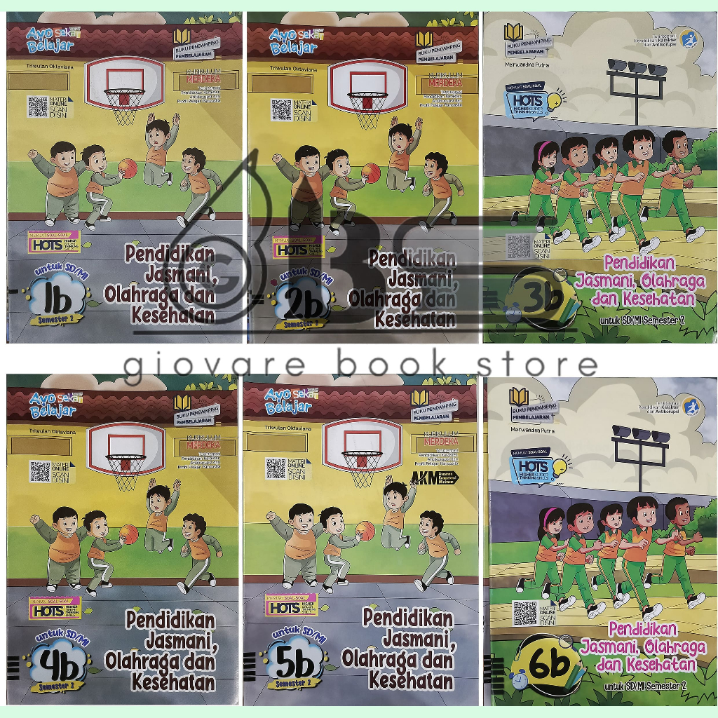 BUKU LKS PJOK KELAS 1 2 3 4 5 6 GRAHA PUSTAKA PUTRA NUGRAHA SEKAR AYO BELAJAR ORIGINAL