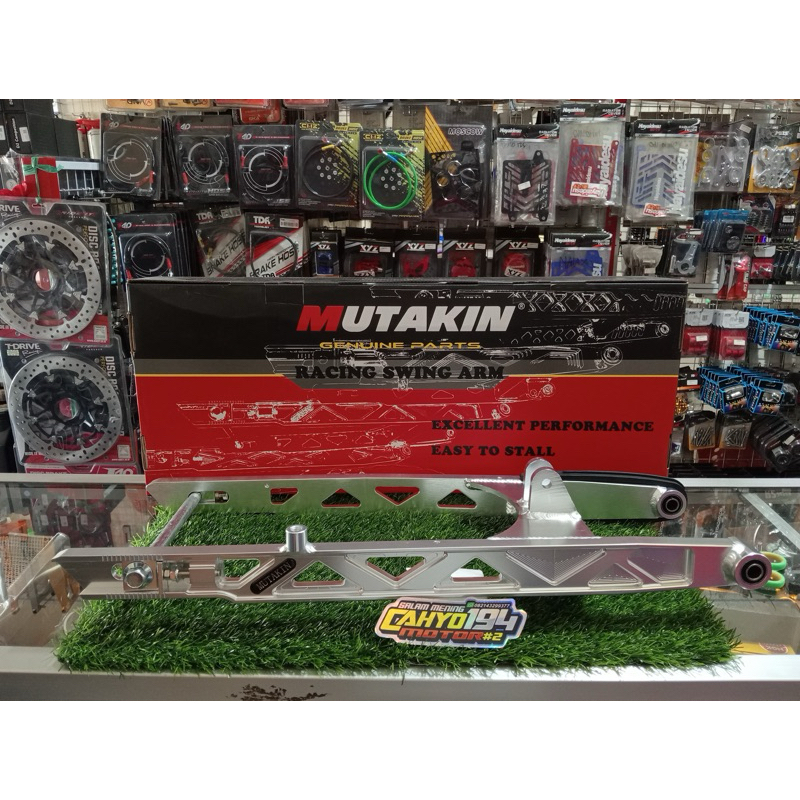 MUTAKIN CNC Swing Arm +5 inci Hypertech for Jupiter Mx old mx king mx new Y15zr Y16 LC135 V1-V7