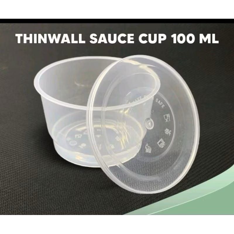 Thinwall Cup DM Puding Saus Jelly 100 ml Thinwall 100 ml
