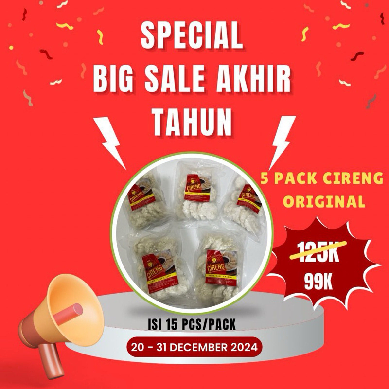 

Promo 5 Pack Cireng Original
