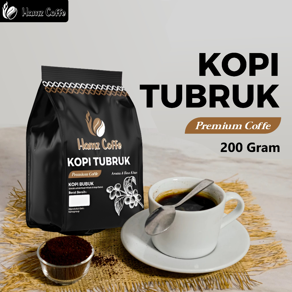 

Hamz Coffee - kopi bubuk tubruk premium terbaik 200gr