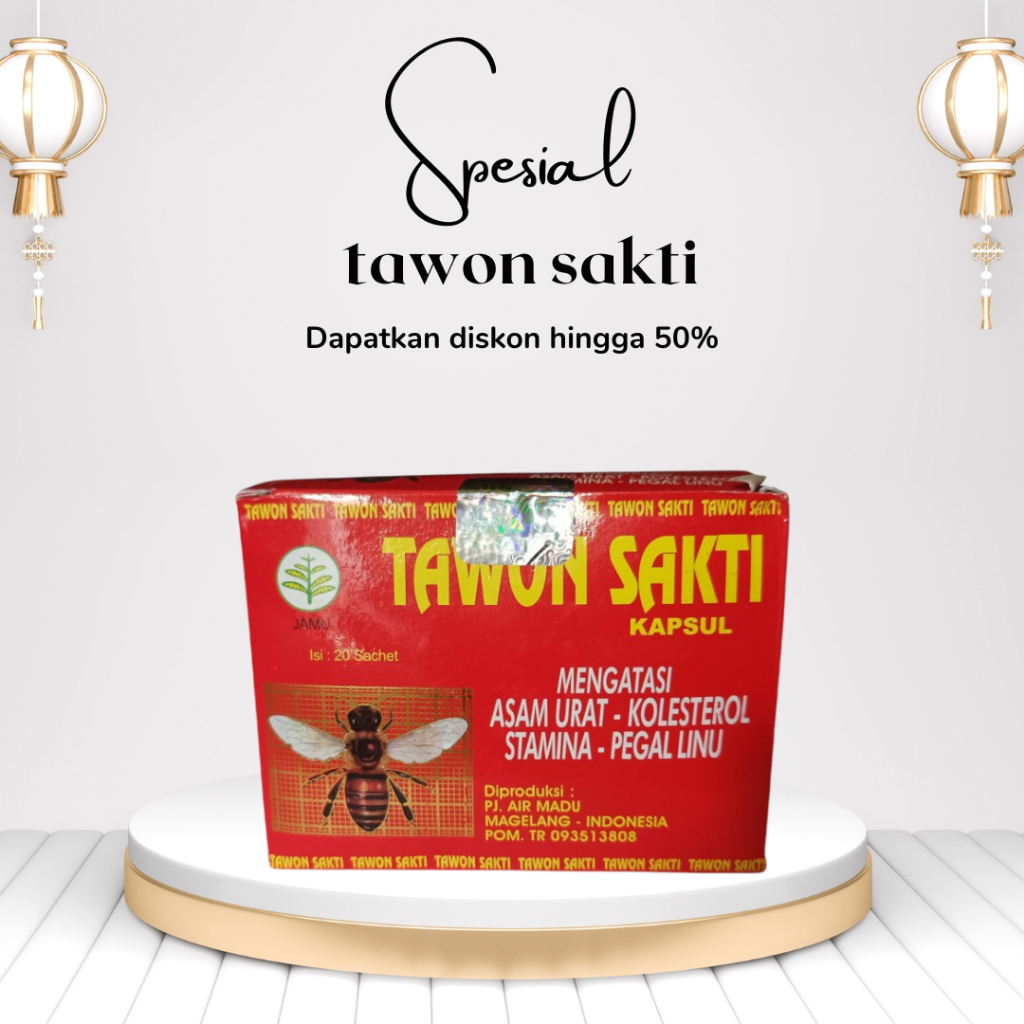 

ASLI 1BOX isi 20 sachet tawon sakti liar 100% original SAKTI