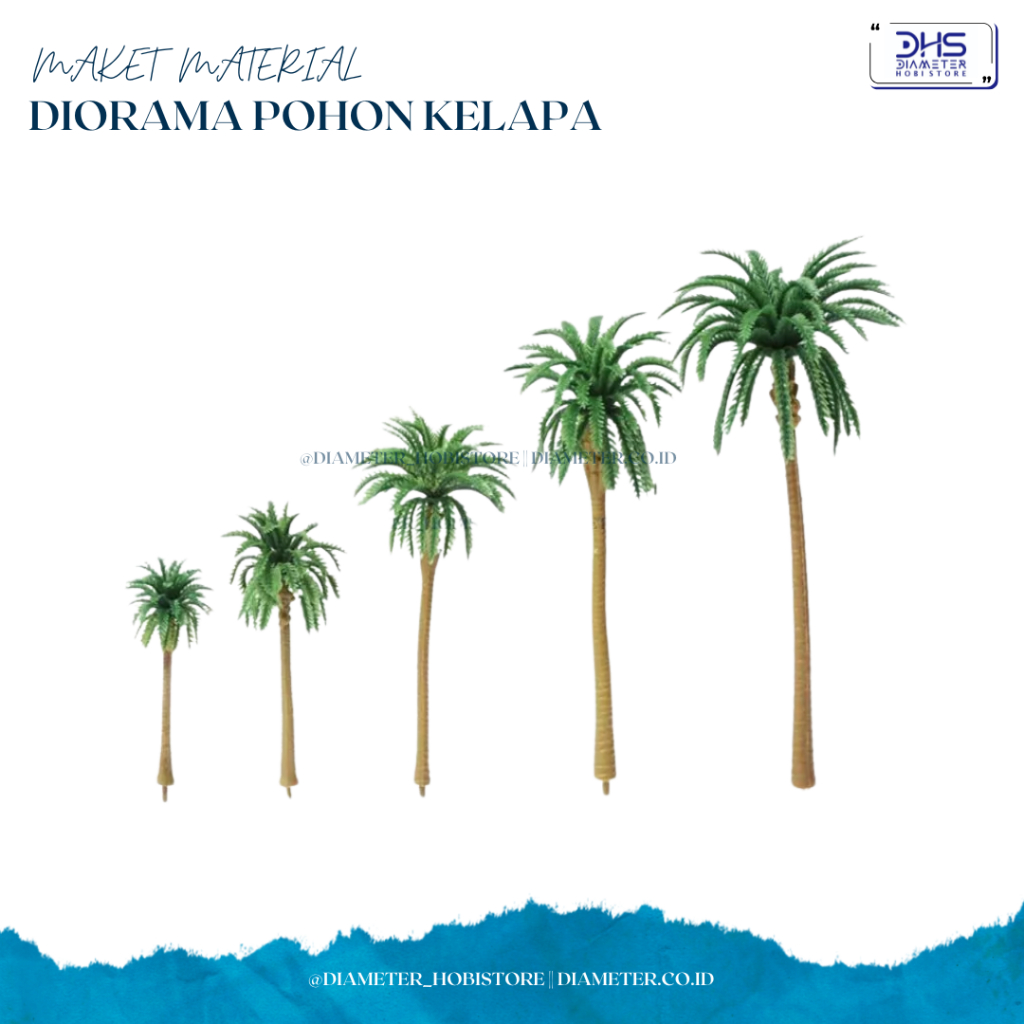 Bahan Maket Diorama Pohon Kelapa