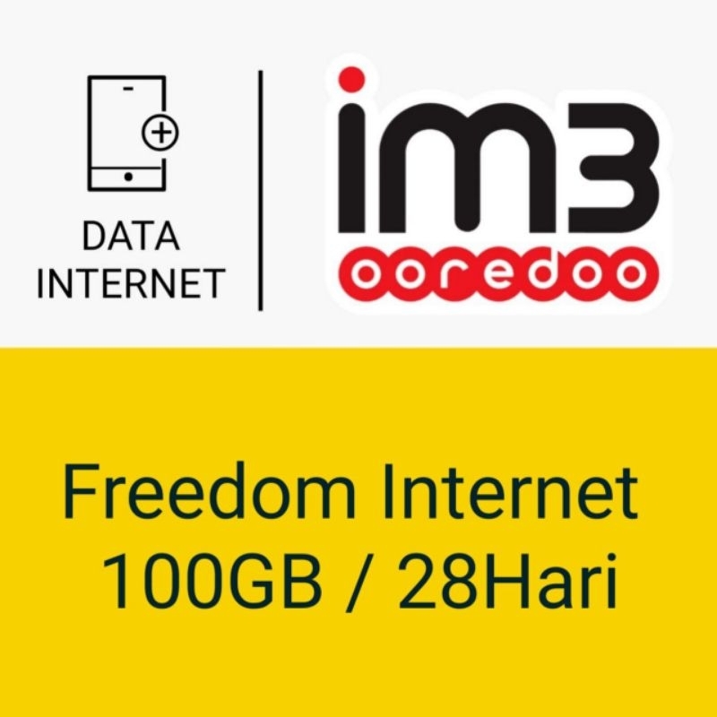 Paket Data Indosat - Freedom Internet 100GB/28Hari
