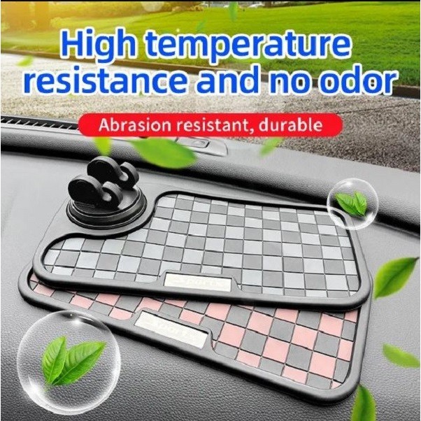 ANTI SLIP DASHBOARD MOBIL TATAKAKAN HP STICKY PAD DUDUKAN HP DASBOARD MOBIL COKELAT