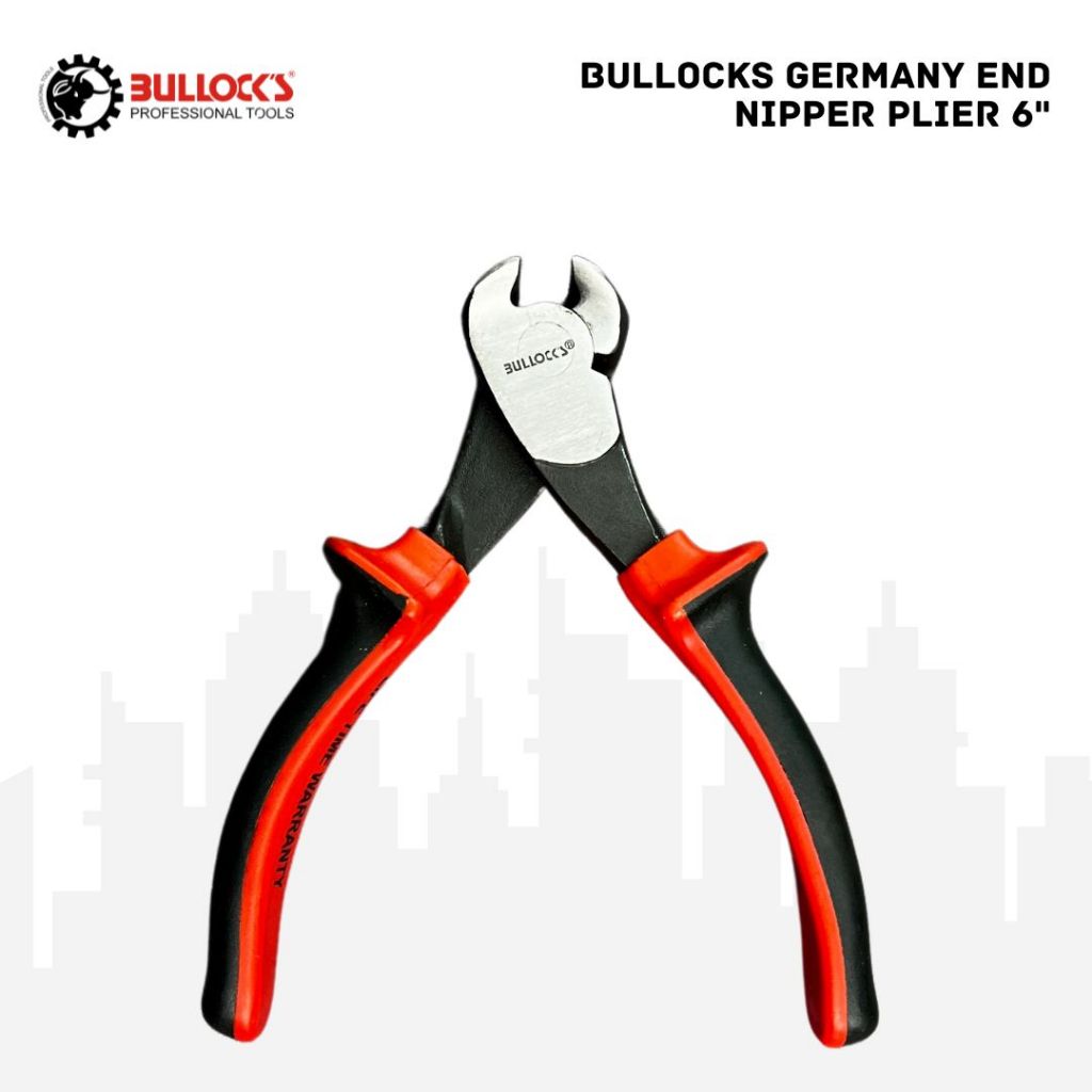 Bullocks Tang Potong Kabel Gegep Kakatua End Nipper Plier 6 INCH