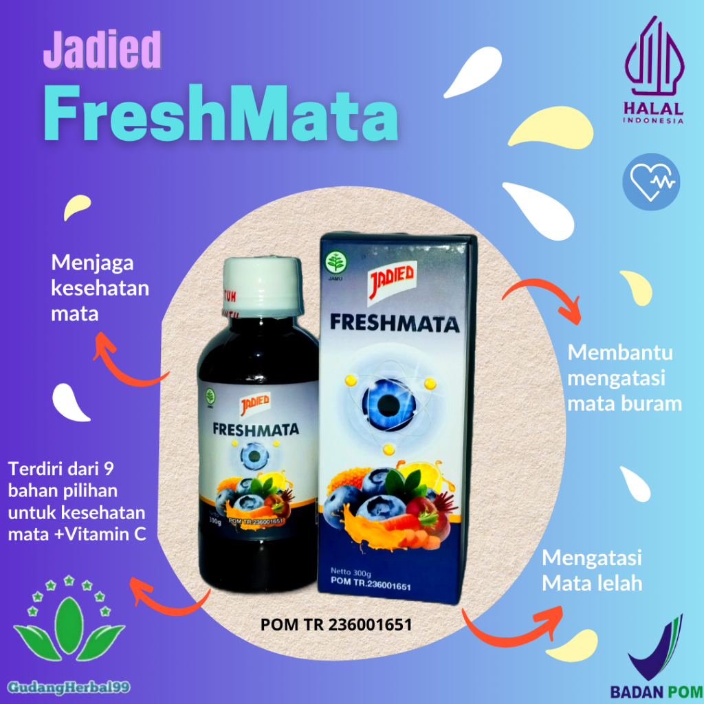 

Jadied Freshmata Madu untuk kesehatan mata 300G