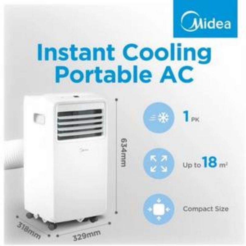 AC MIDEA PORTABLE 1PK MPHA 09CRN7