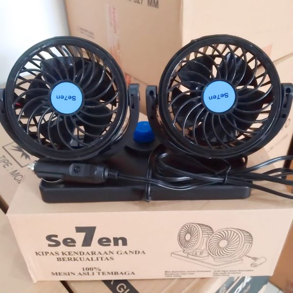 kipas mobil se7en 24V dual blower/car fan 24V seven dual blower
