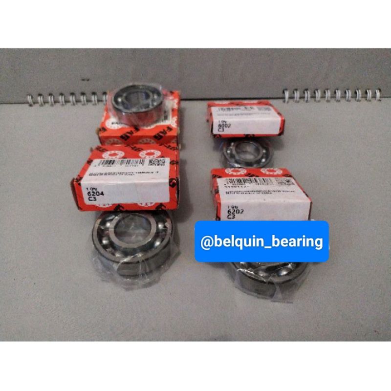Bearing 6204 - 6202 fag set Rasio Suzuki Satria Fu 4 tak