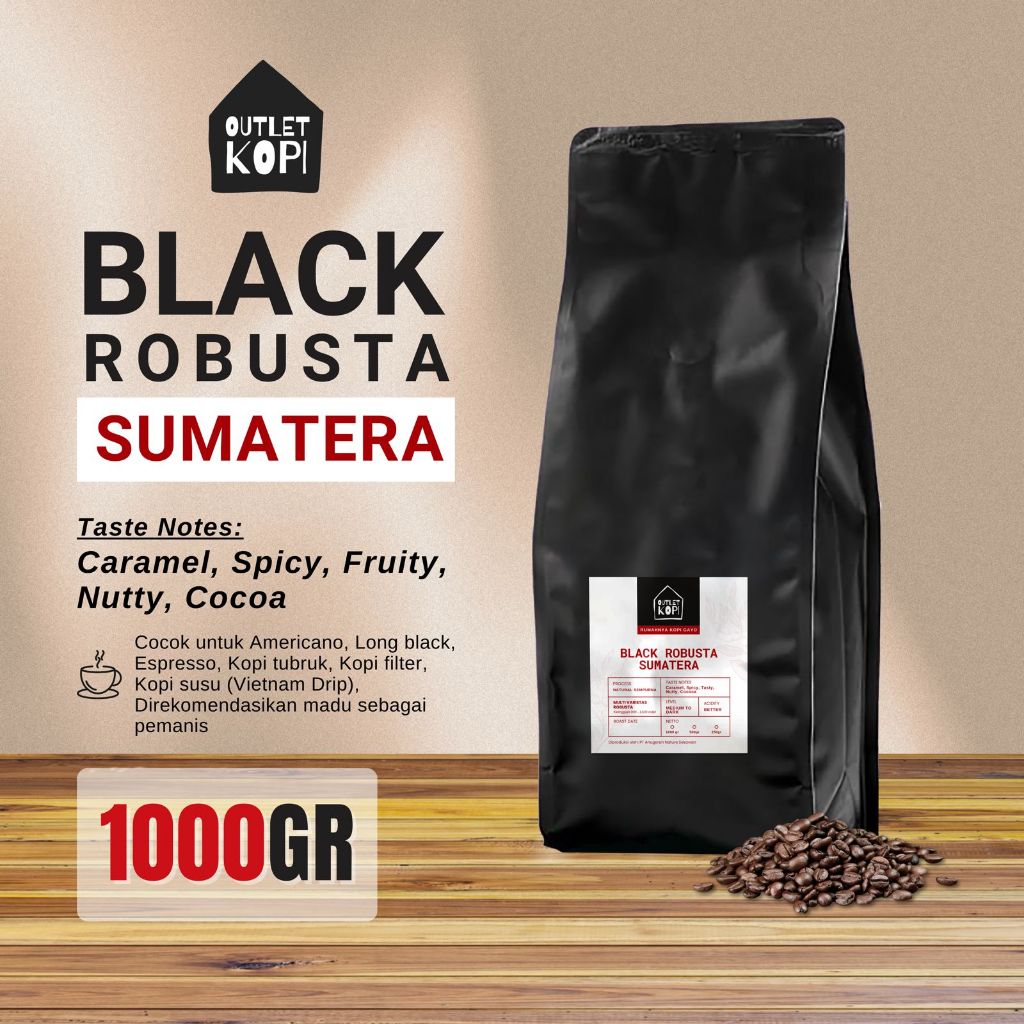 

KOPI GAYO ROBUSTA BLACK SUMATERA 1KG
