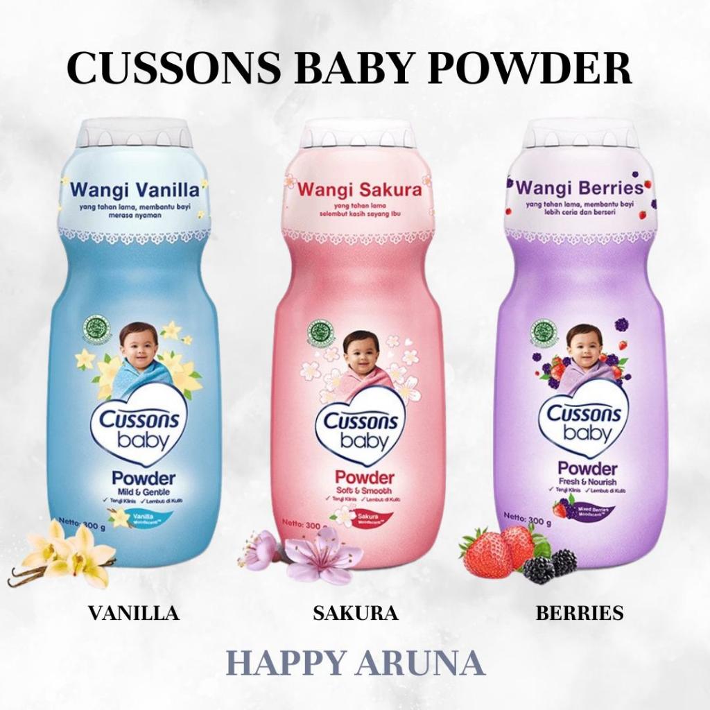 CUSSONS BABY Powder Sakura / Vanilla / Berries | Bedak Tabur Bayi Baru Lahir