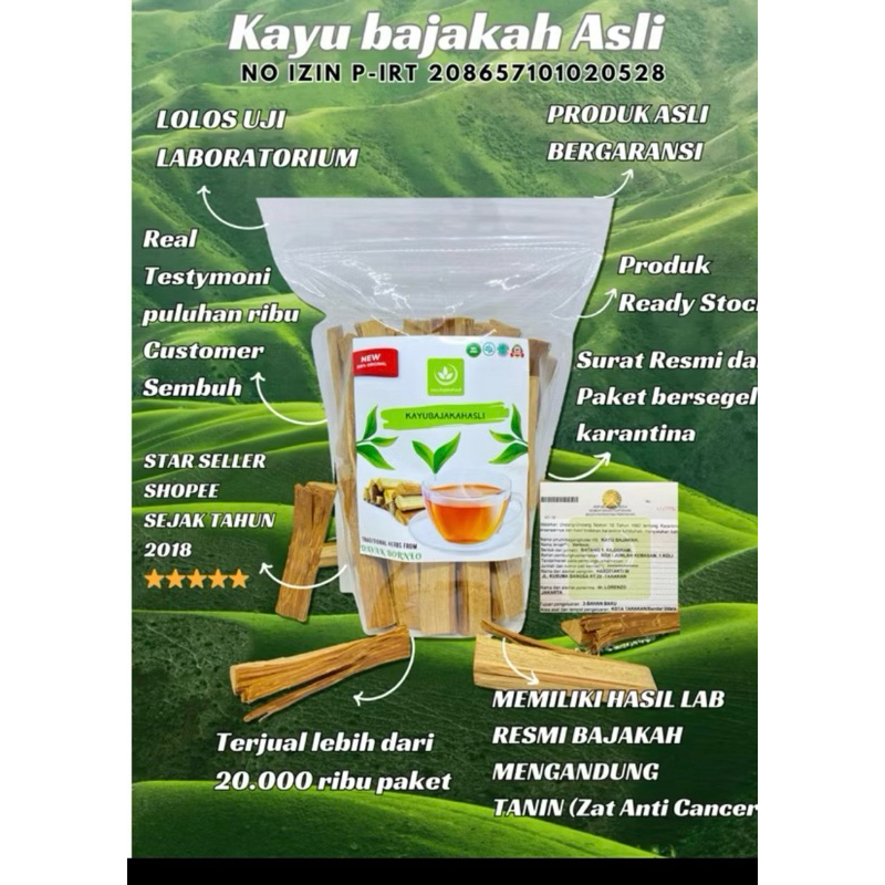 kayu bajakah tampala asli 1/2kg Kalimantan garansi akar bajakah Kalimantan