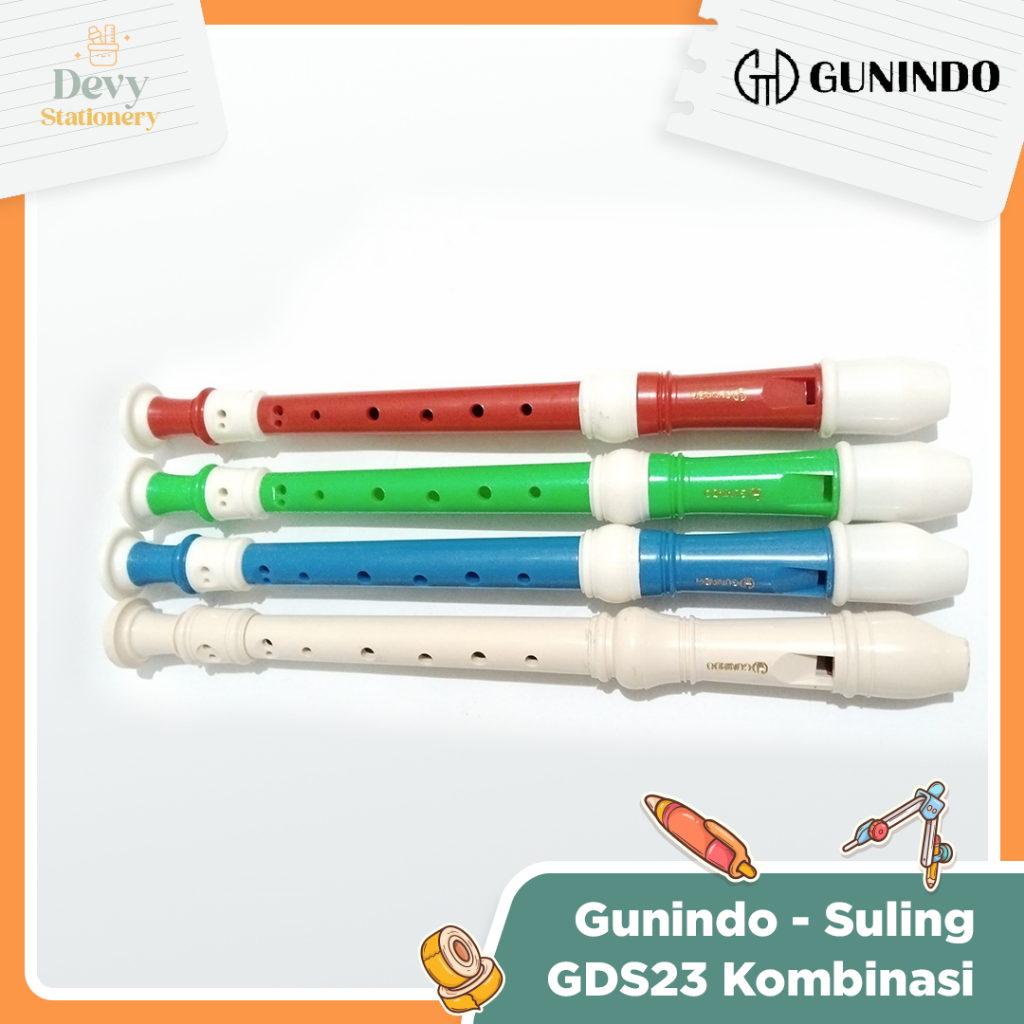 

GUNINDO Suling GDS23 Warna dan Transparan