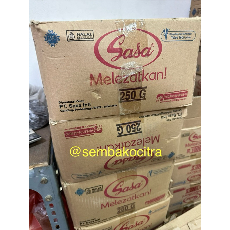 

Sasa 250gram x 48 bungkus dus / Sasa Gourmet Powder 250g / Sasa Penyedap Rasa 250g / Micin Sasa 250g karton
