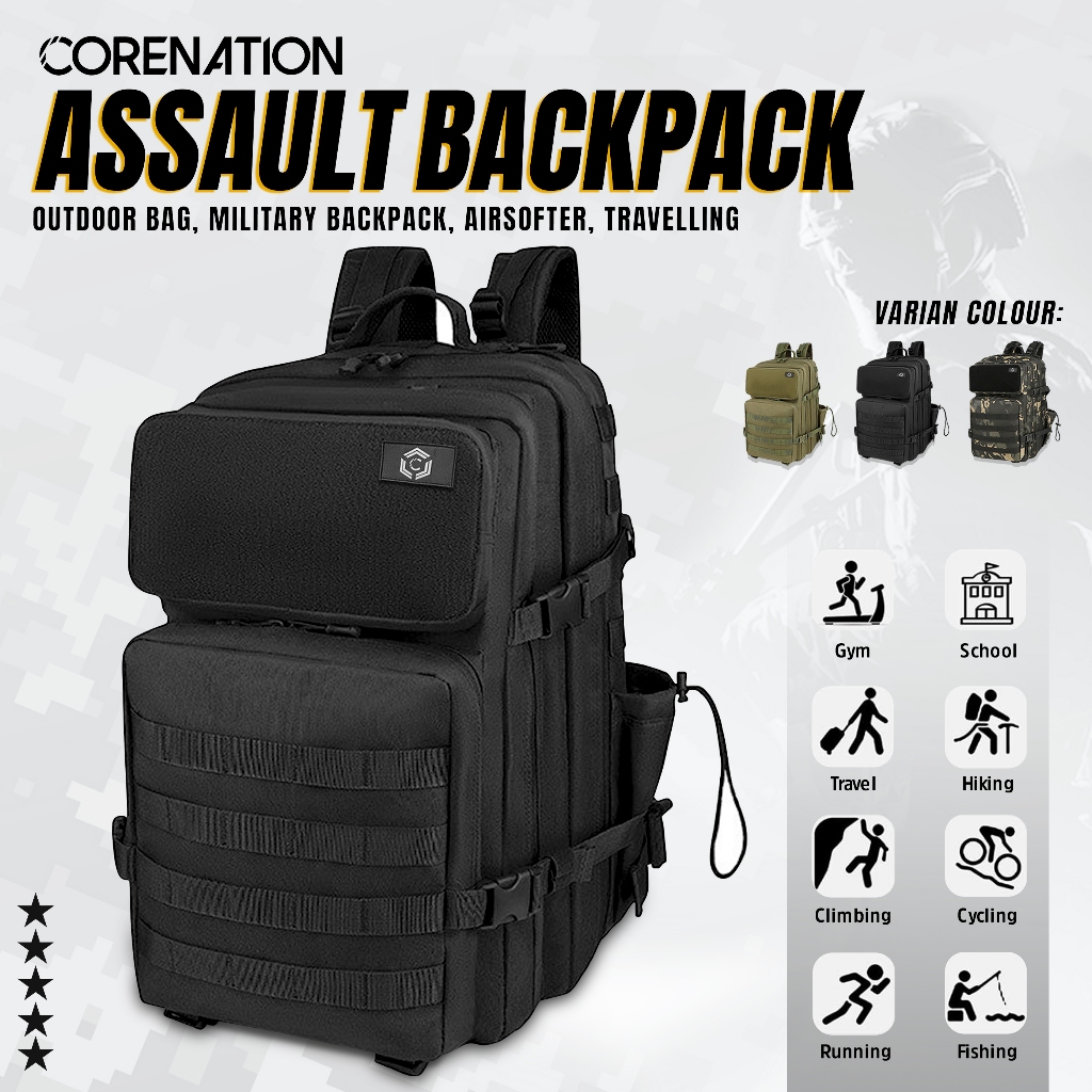 CoreNation Tactical Backpack | Tas Ransel Army