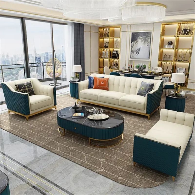 Sofa Set 311 Seater - Sofa Retro Super Mewah