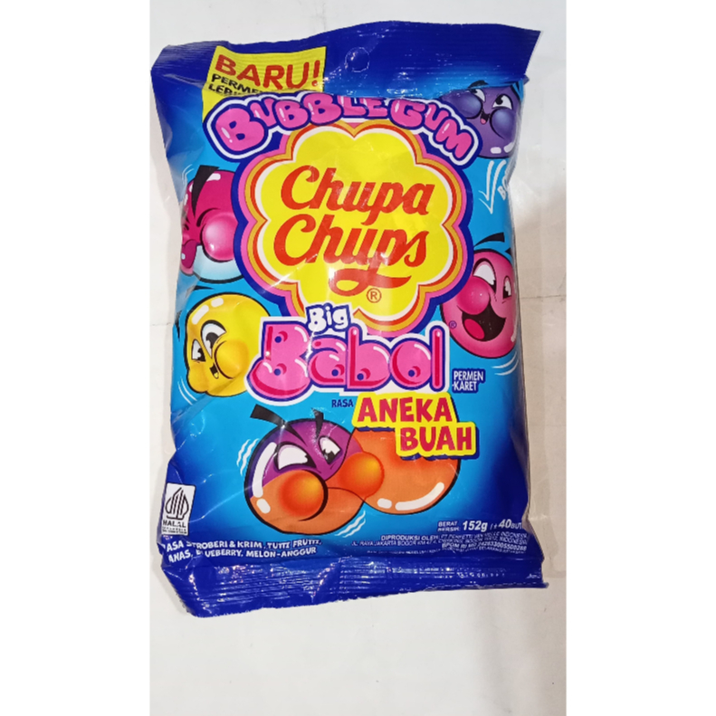 

Permen Big Babol Chupa Chups Aneka Buah 152g