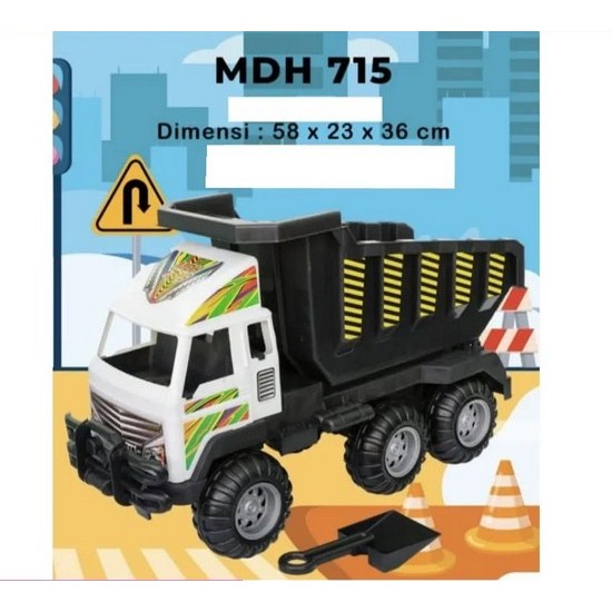 Mobil mainan anak  Truck MDH 715 truck pasir jumbo