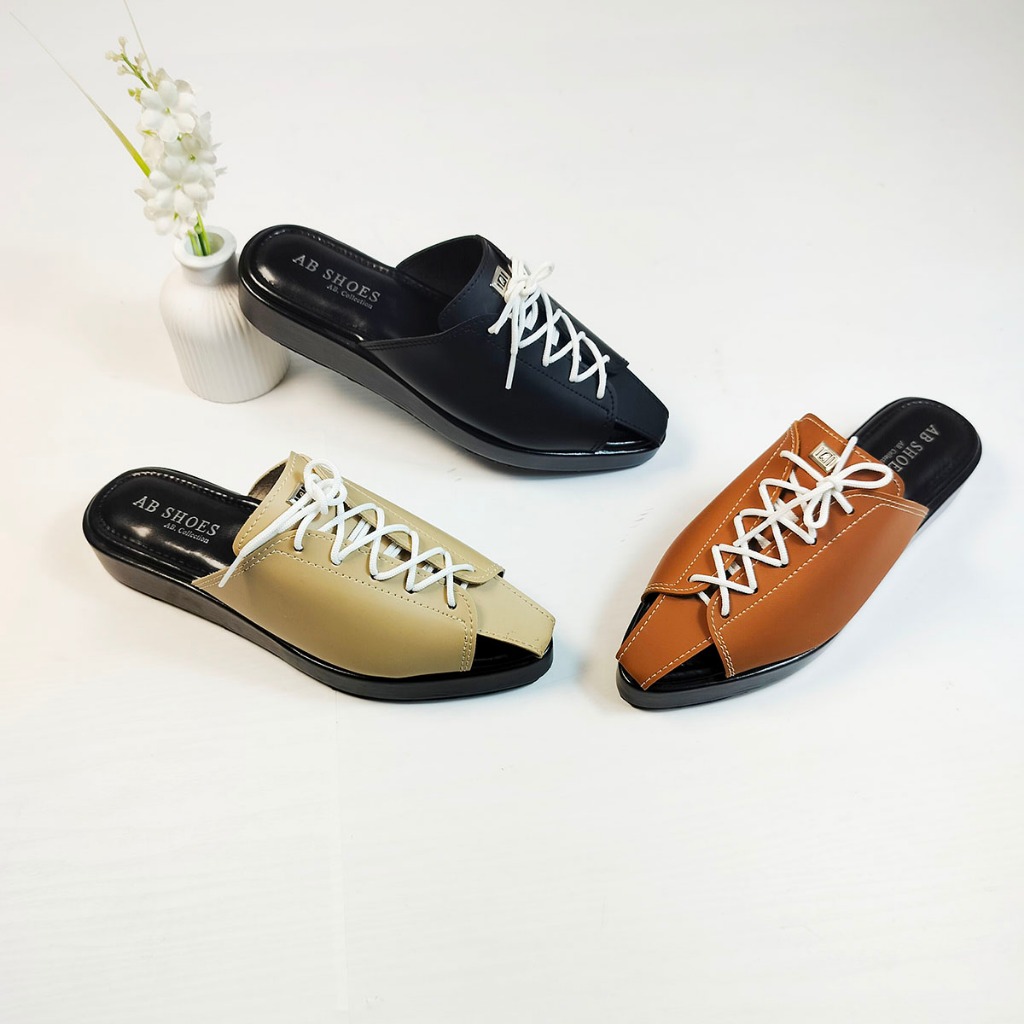 LAMELIA - Sandal Platfrom Wanita 3 Cm Sandal Wedges Wanita Tali