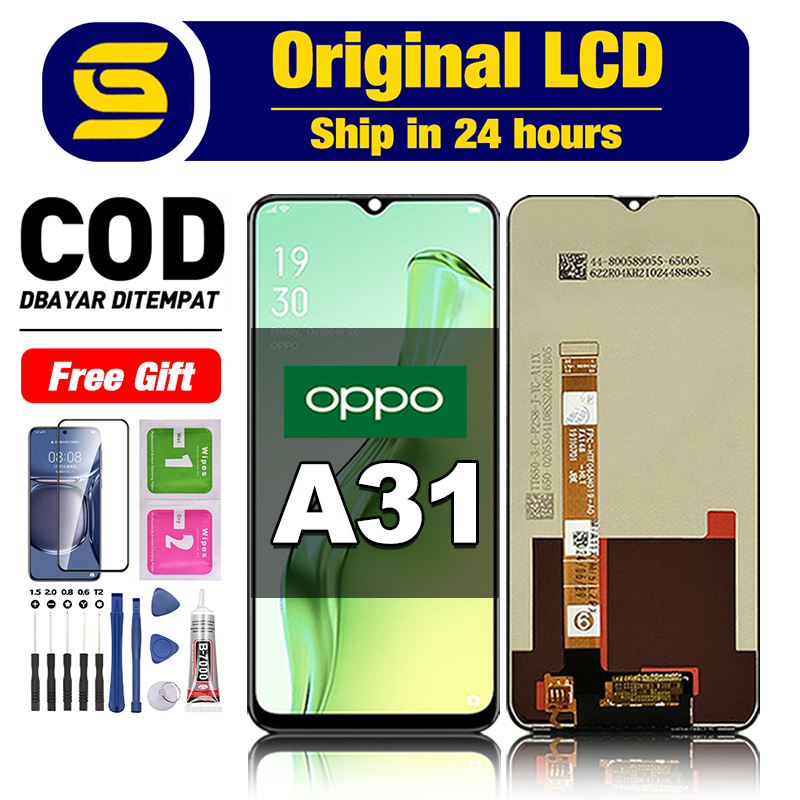 LCD OPPO A31 Ori fullset asli touchscreen original 100% lcd For Glass Digitizer COD