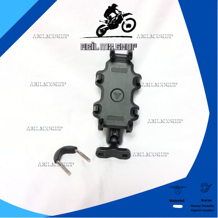 HOLDER HP STANG MOTOR PHONE HOLDER MOTOWOLF PENYANGGA HP GPS UNIVERSAL BRACKET BRAKET BREKET NMAX AE