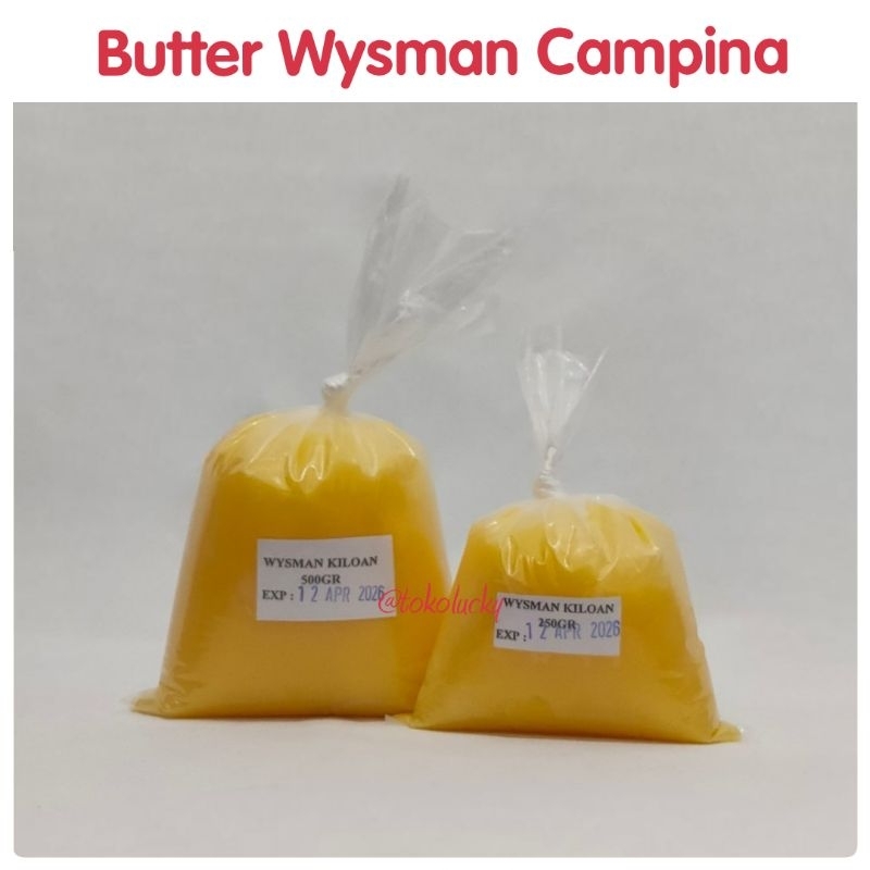 

Butter Friesland Campina (250gr)/ Wysman Kiloan/ Wijsman / Butter Campina (250gr)