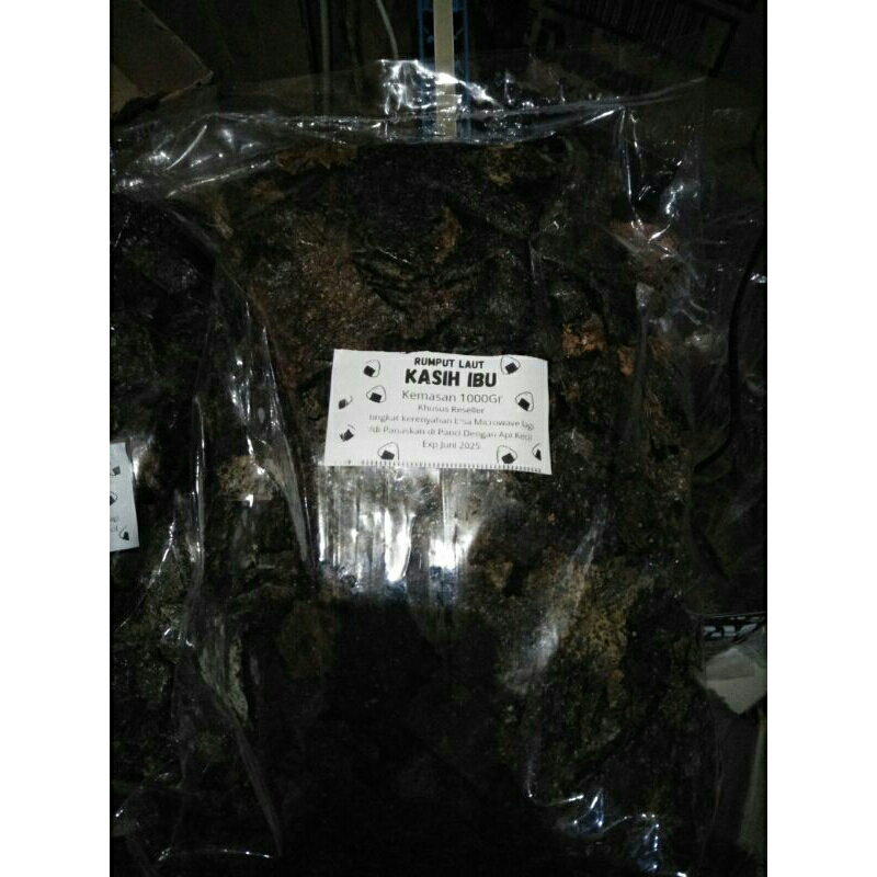 

PROMO NORI RUMPUT LAUT 1KG/SEKILO HALAL-BACA DESKRIPSI-FRESH LANGSUNG DARI PABRIK-MEMBELI=SETUJU NO RETUR