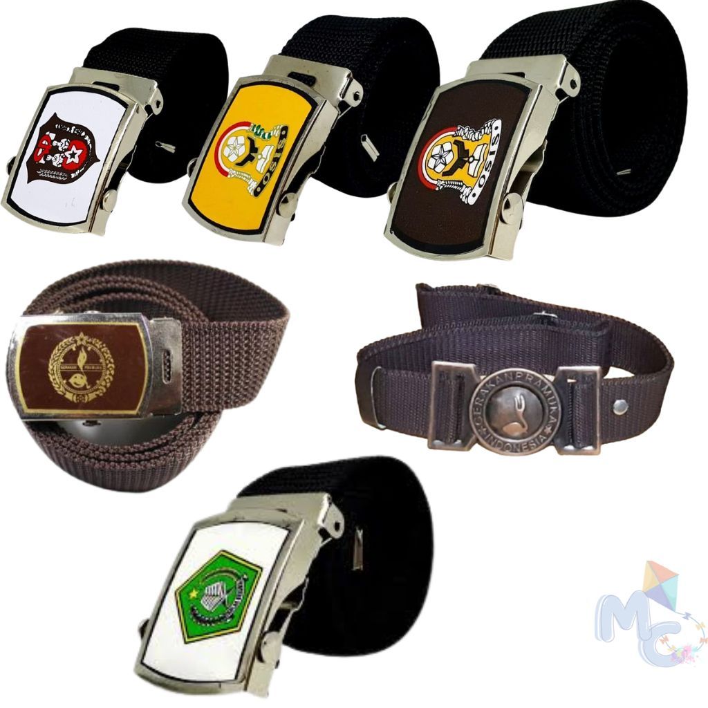 Gesper Ikat Pinggang Sabuk Sekolah SD SMP SMA Madrasah Pramuka Putra Putri