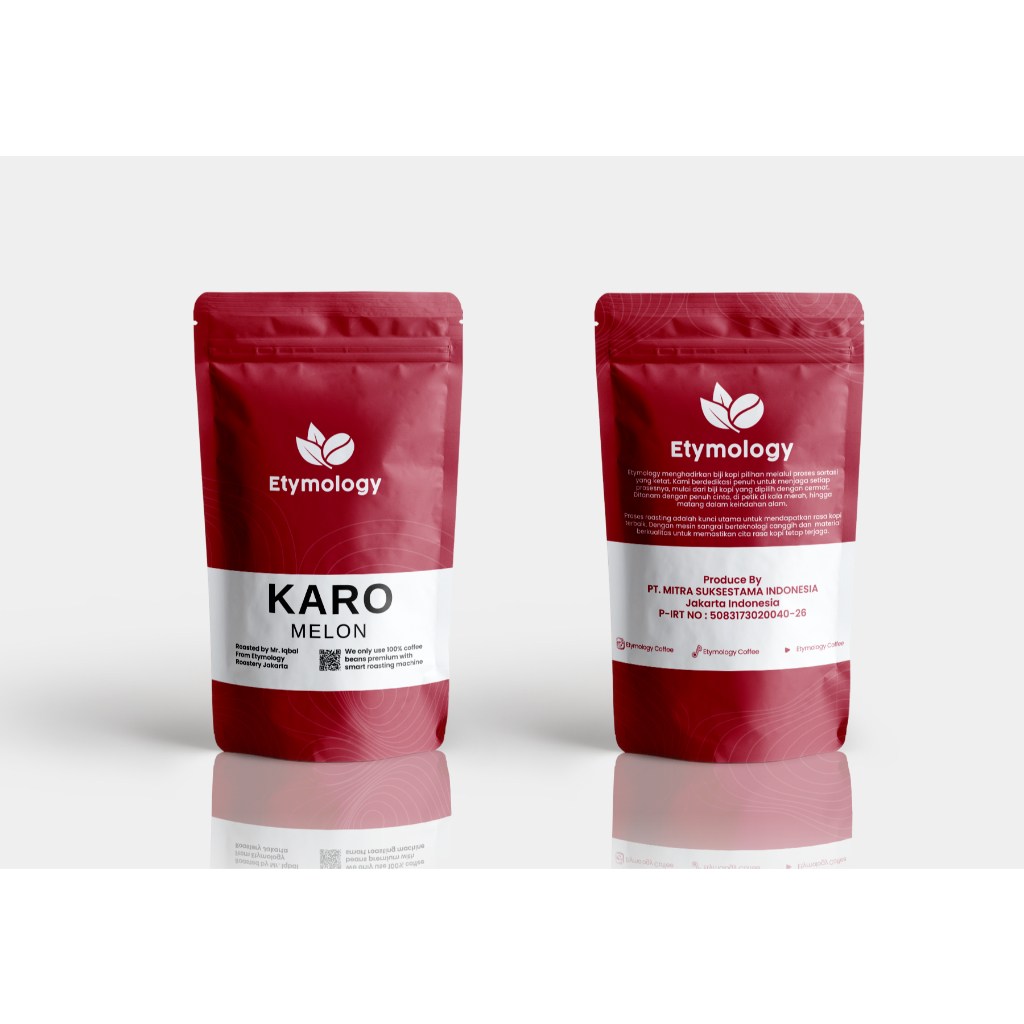

Etymology Roasted Beans Karo Melon Arabica 100% Grade AA 1Kg