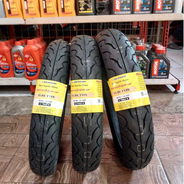 Terlaris Ban Murah Motor Matic Ring 14 Dunlop Tt901 70/90 80/90 90/90 Bukan Tubles Ban Motor