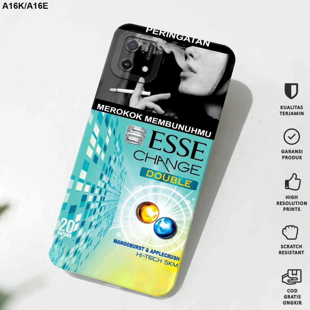 Case Oppo A16K/A16E - Casing Hp Oppo A16K/A16E Motif Ess - Softcase Oppo A16K/A16E - Softcase Hp Opp