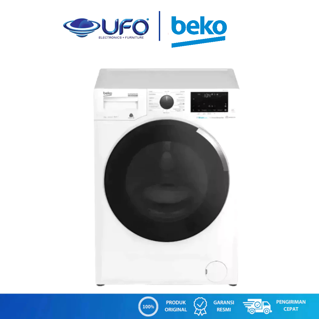 Beko Mesin cuci Front Loading 8 Kg WCV8512BWO