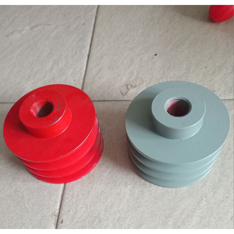 puly besi B3 11cm drat/ puly utk pompa pasir/Ns 100 drat