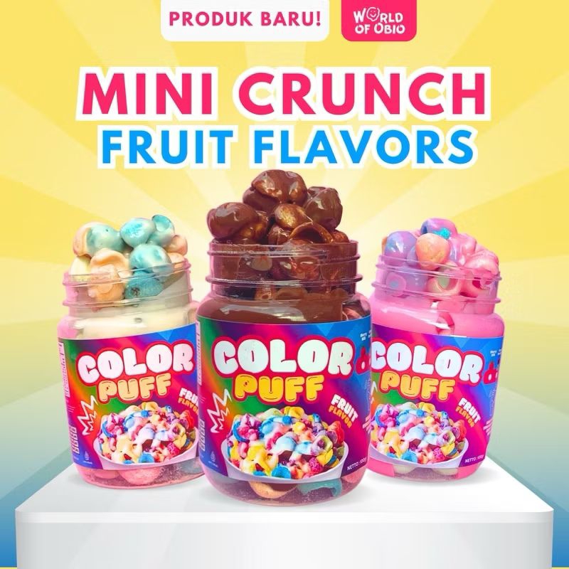 

Color Puff / Choco Crunch Fruit Rainbow / Sereal / Cemilan manis