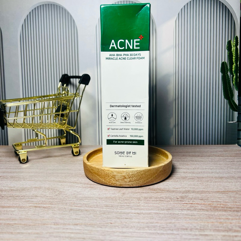 BPOM Some By Mi Acne Aha-Bha-Pha 30 Days Miracle Acne Clear Foam 100ml - Ed 06/2025