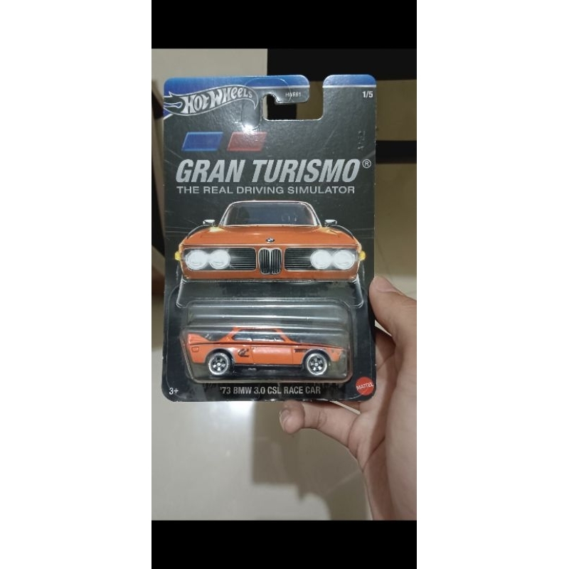 Hotwheels 73 BMW 3.0 CSL Race Car Gran Turismo