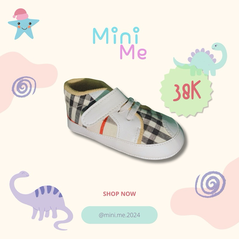 Mini Me Sepatu Anak Kotak-Kotak