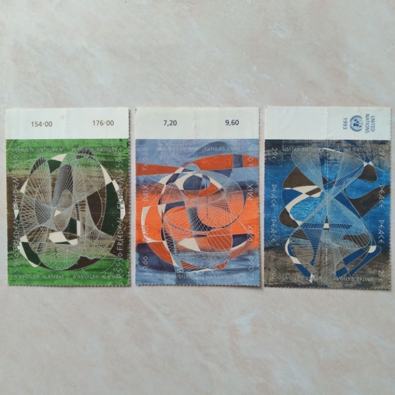 

Perangko Prangko Jadul UNO United Nations Set Lengkap International Peace Day 1993 Blok 4 - YN2090